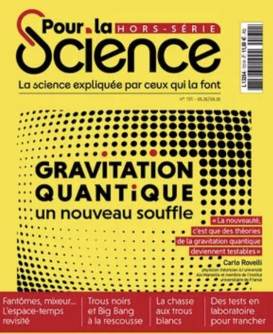 Pour la Science Magazine scientifique